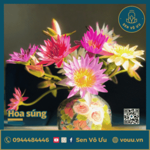 Bó 10 bông hoa súng nhiều màu